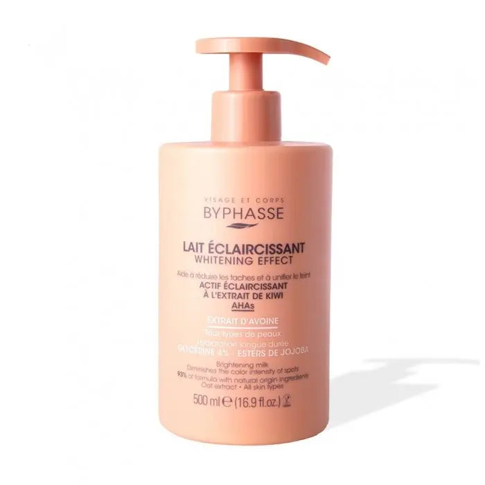 BYPHASSE Lait Éclaircissant Whitening Effect à l’Extrait d’Avoine 500 ml Lariboisière Shop