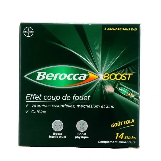 Berocca Boost Stick Cola – 14 Sticks Lariboisière Shop