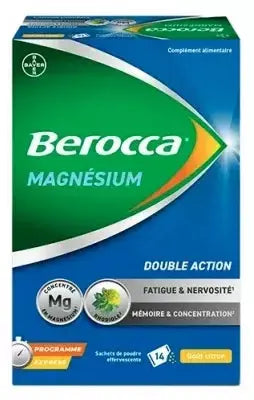 Berocca Magnésium – 14 sachets Lariboisière Shop
