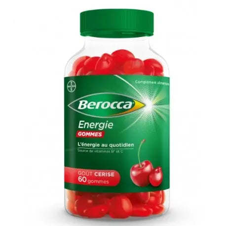 Berocca Énergie Gommes Goût Cerise – 60 gommes Lariboisière Shop