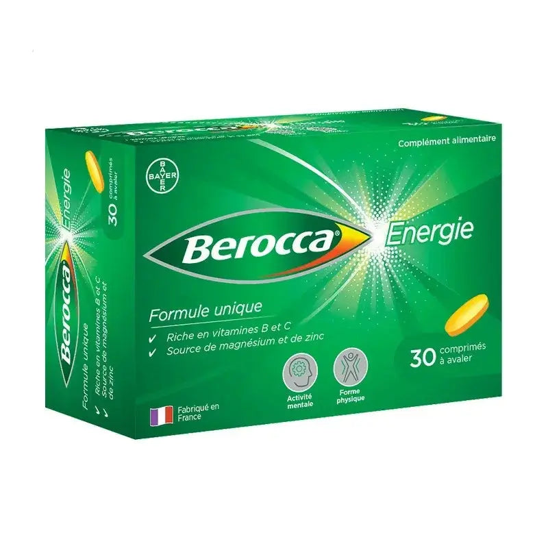 Berocca Énergie – 30 comprimés Lariboisière Shop