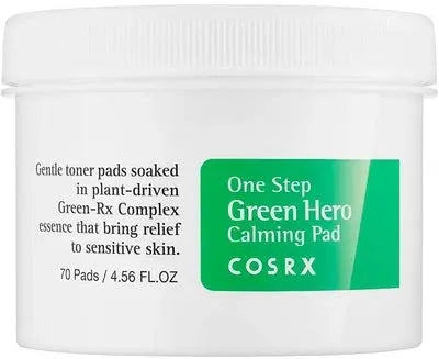 COSRX - One Step Green Hero Calming Pad - Compresses apaisants 70 pad - Lariboisière Shop