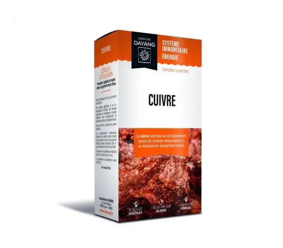 DAYANG Cuivre – 30 gélules Lariboisière Shop