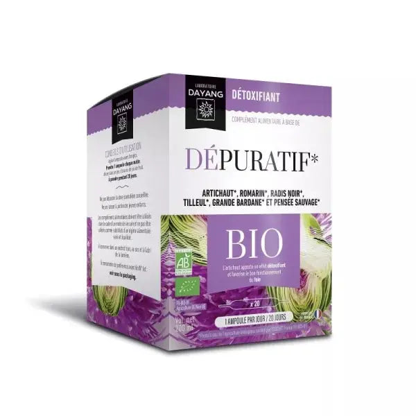 DAYANG Dépuratif BIO – 20 ampoules Lariboisière Shop