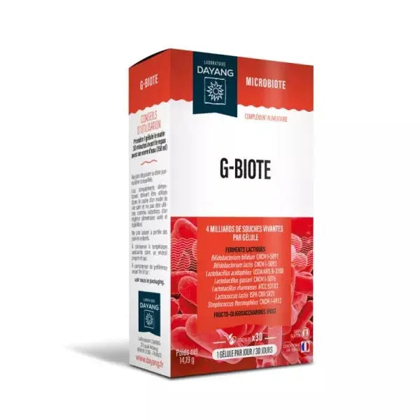 DAYANG G-BIOTE – 30 gélules végétales Lariboisière Shop