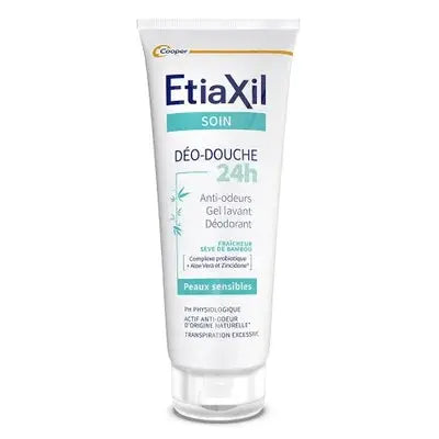 ETIAXIL - Déo-Douche - Gel Douche Transpiration Excessive - Corps - Peaux sensibles 200ml Lariboisière Shop