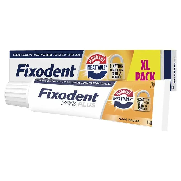 Fixodent Pro Plus Crème Adhésive 57g – Fixation Forte & Barrière Anti-Particules Lariboisière Shop