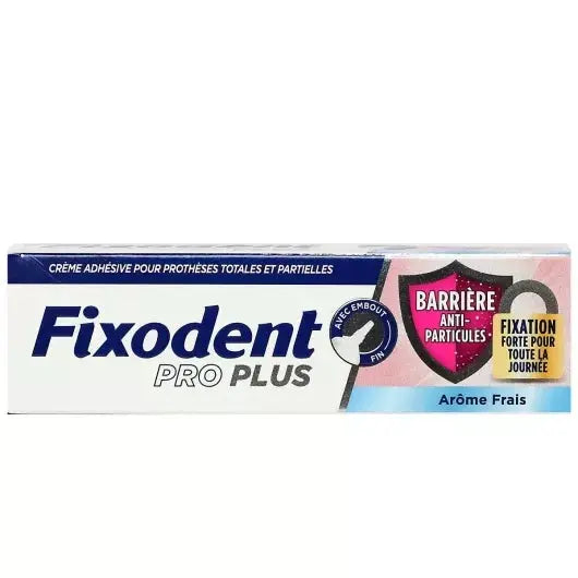 Fixodent Pro Plus Crème Adhésive Anti-Particules 40g Lariboisière Shop