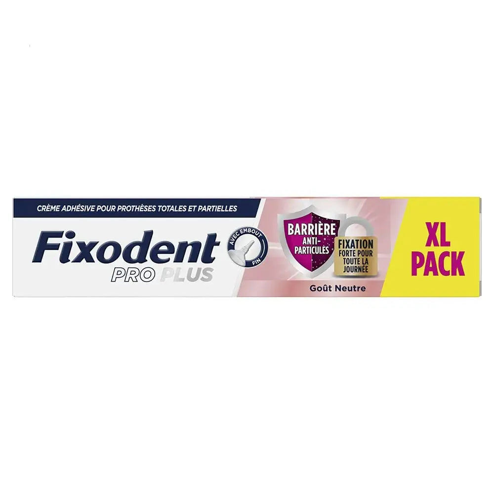 Fixodent Pro Plus Crème Adhésive Barrière Anti-Particules 57g – Fixation Forte et Protection Lariboisière Shop