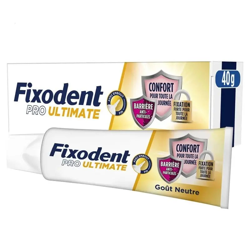 Fixodent Pro Ultimate Crème Adhésive Goût Neutre 40g Lariboisière Shop