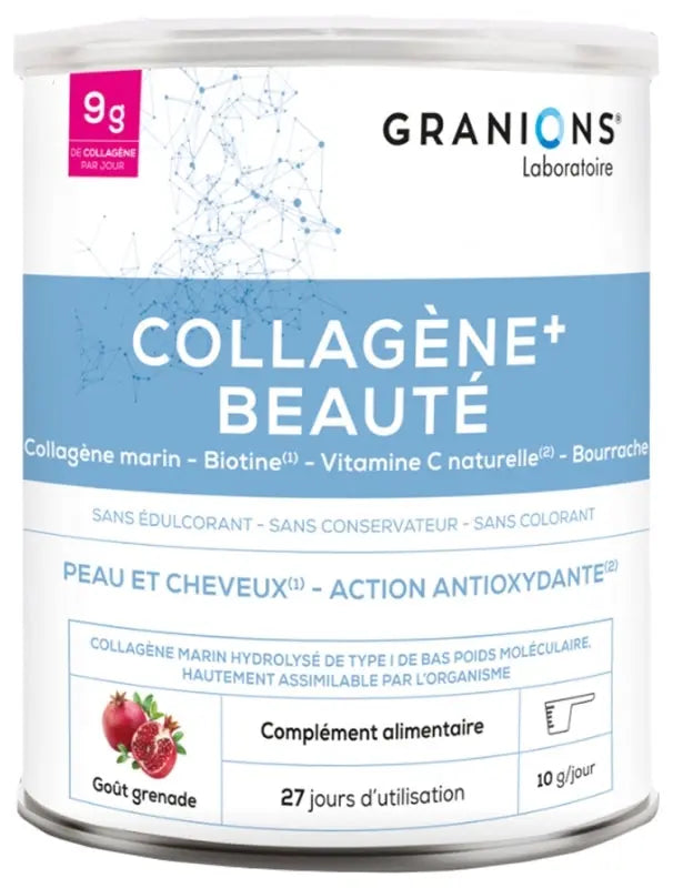GRANIONS Collagène+ Beauté 275 g - Lariboisière Shop