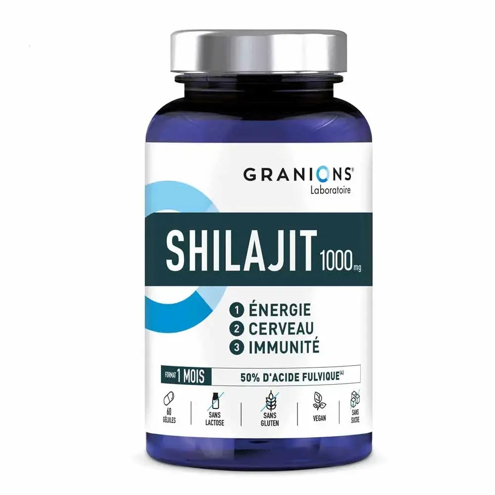 Granions Shilajit 1000 mg – 60 gélules Lariboisière Shop