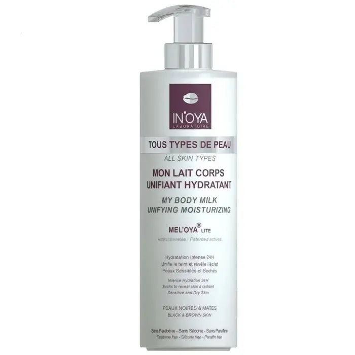 IN'OYA LABORATOIRE Mon Lait Corps Unifiant Hydratant, 500ml - Lariboisière Shop