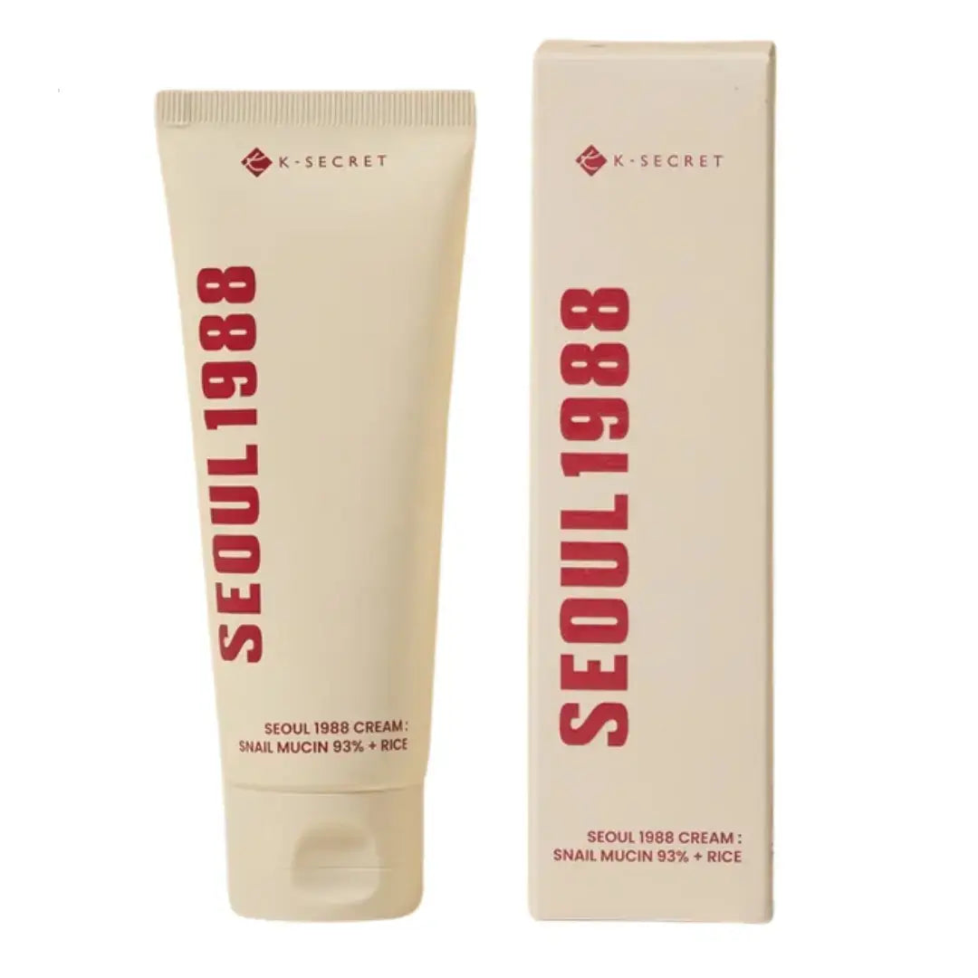 K-Secret – Seoul 1988 Snail Mucin 93% + Rice Cream – Crème visage 100ml Lariboisière Shop