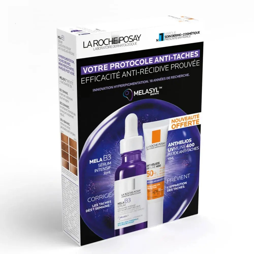 La Roche-Posay COFFRET MELA B3 - Sérum 30ml + Anthelios UVMUNE 400 Anti-taches SPF50+ 15ml Offert Lariboisière Shop