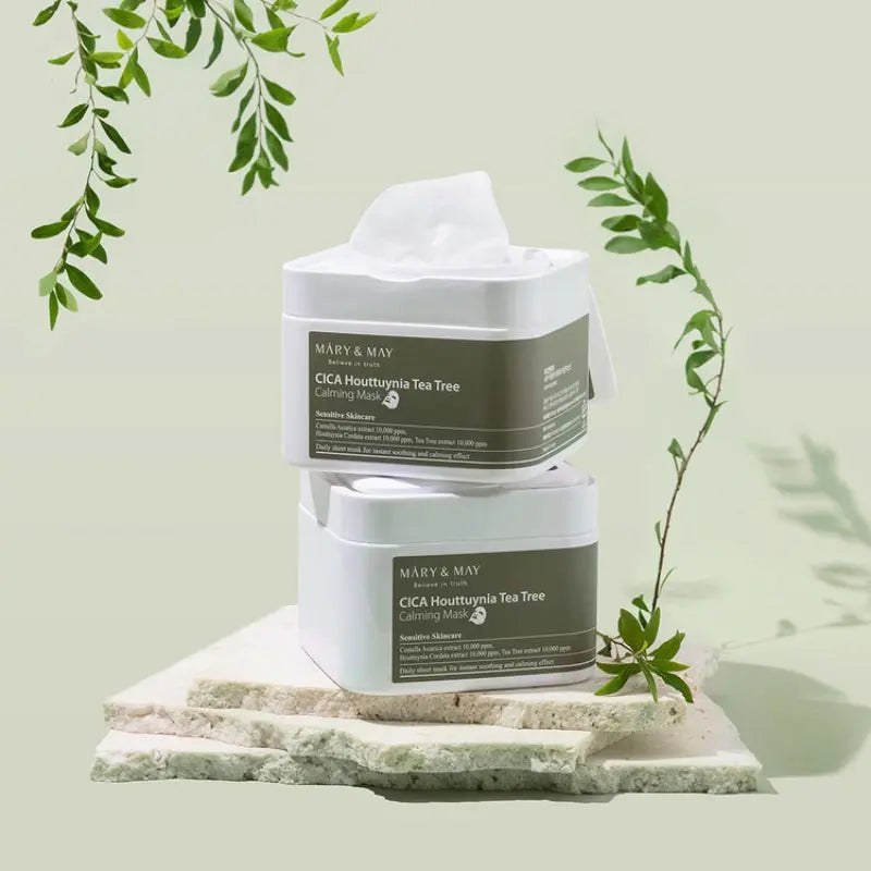 MARY & MAY - CICA Houttuynia Tea Tree Calming Mask (30 Pièces) Pharmacie Lariboisière Shop