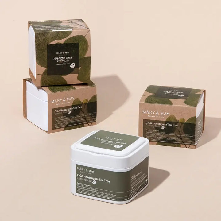 MARY & MAY - CICA Houttuynia Tea Tree Calming Mask (30 Pièces) Pharmacie Lariboisière Shop