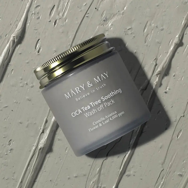 MARY & MAY - Cica Tea Tree Soothing Wash Off Pack - 125g Pharmacie Lariboisière Shop