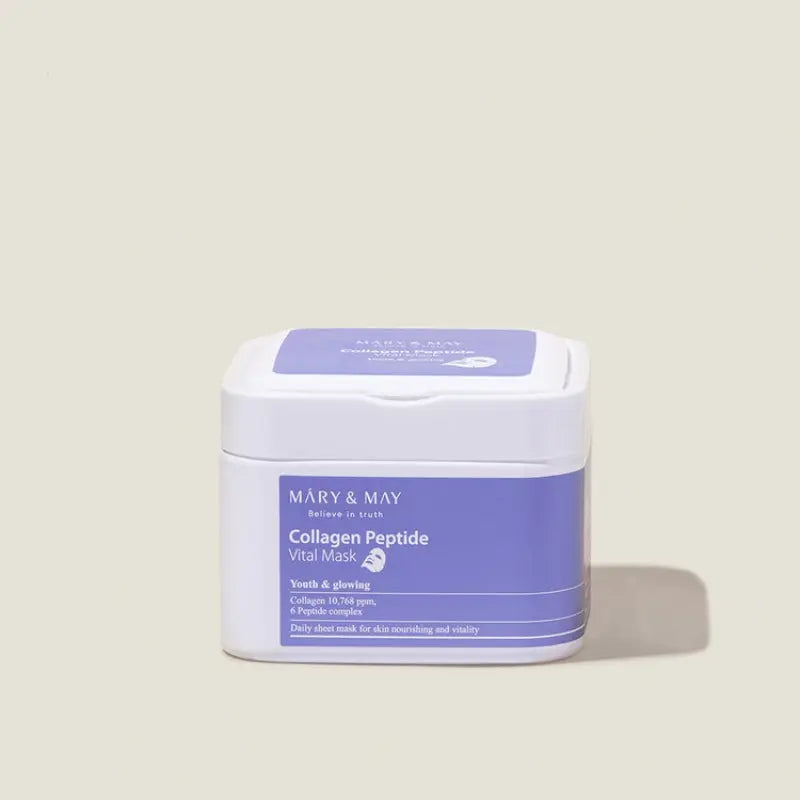 MARY & MAY - Collagen Peptide Vital Mask (30 Pièces) Pharmacie Lariboisière Shop