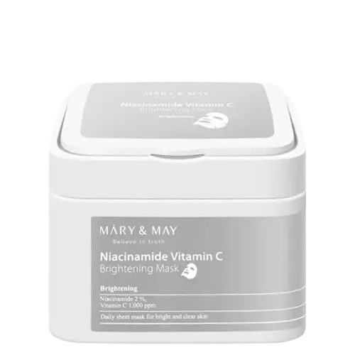 MARY & MAY - Niacinamide Vitamin C Brightening Mask (30 Pièces) Pharmacie Lariboisière Shop