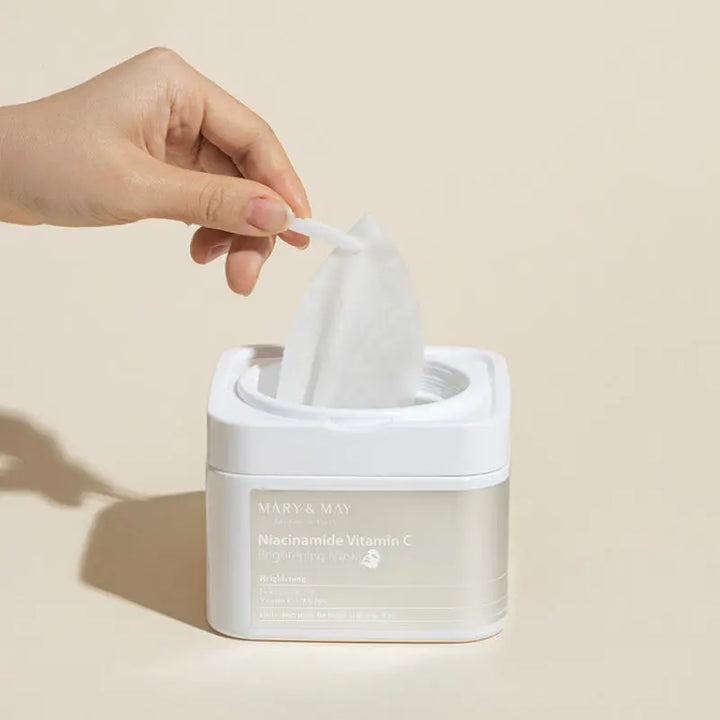 MARY & MAY - Niacinamide Vitamin C Brightening Mask (30 Pièces) Pharmacie Lariboisière Shop
