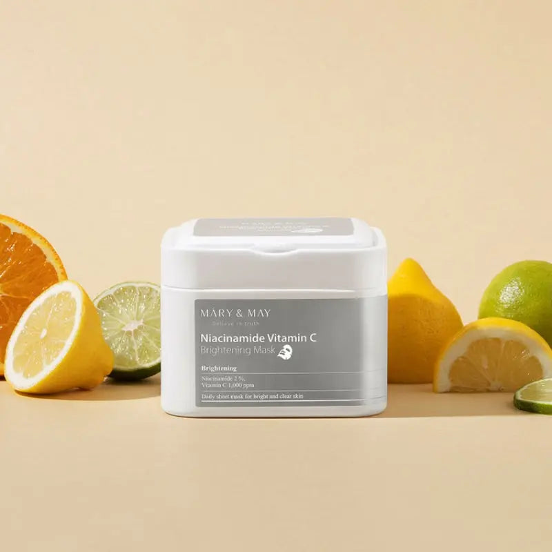 MARY & MAY - Niacinamide Vitamin C Brightening Mask (30 Pièces) Pharmacie Lariboisière Shop