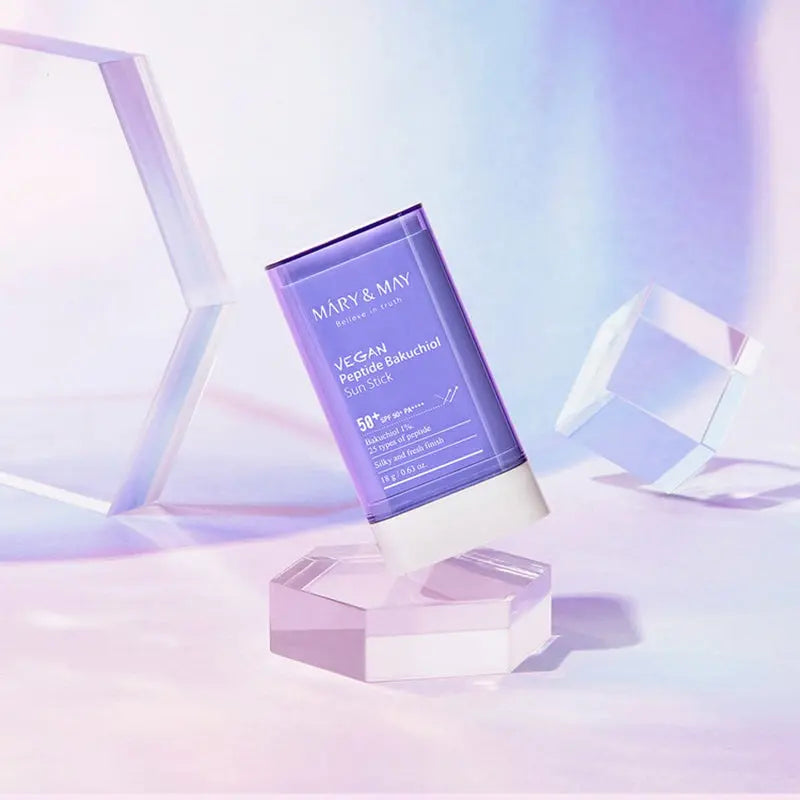 MARY & MAY - Vegan Peptide Bakuchiol Sun Stick SPF50+ PA++++ - 18g Pharmacie Lariboisière Shop