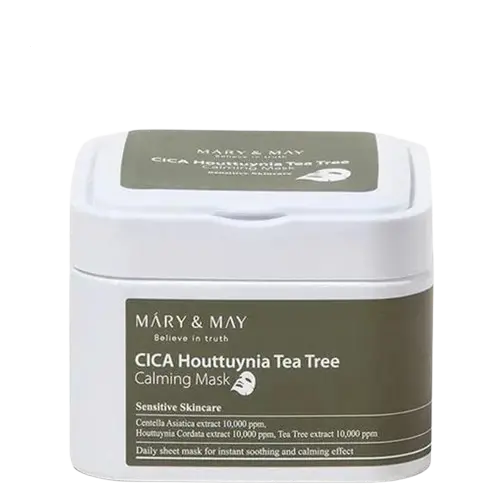MARY&MAY - Cica Houttuynia Tea Tree  - Masque apaisant Pharmacie Lariboisière Shop