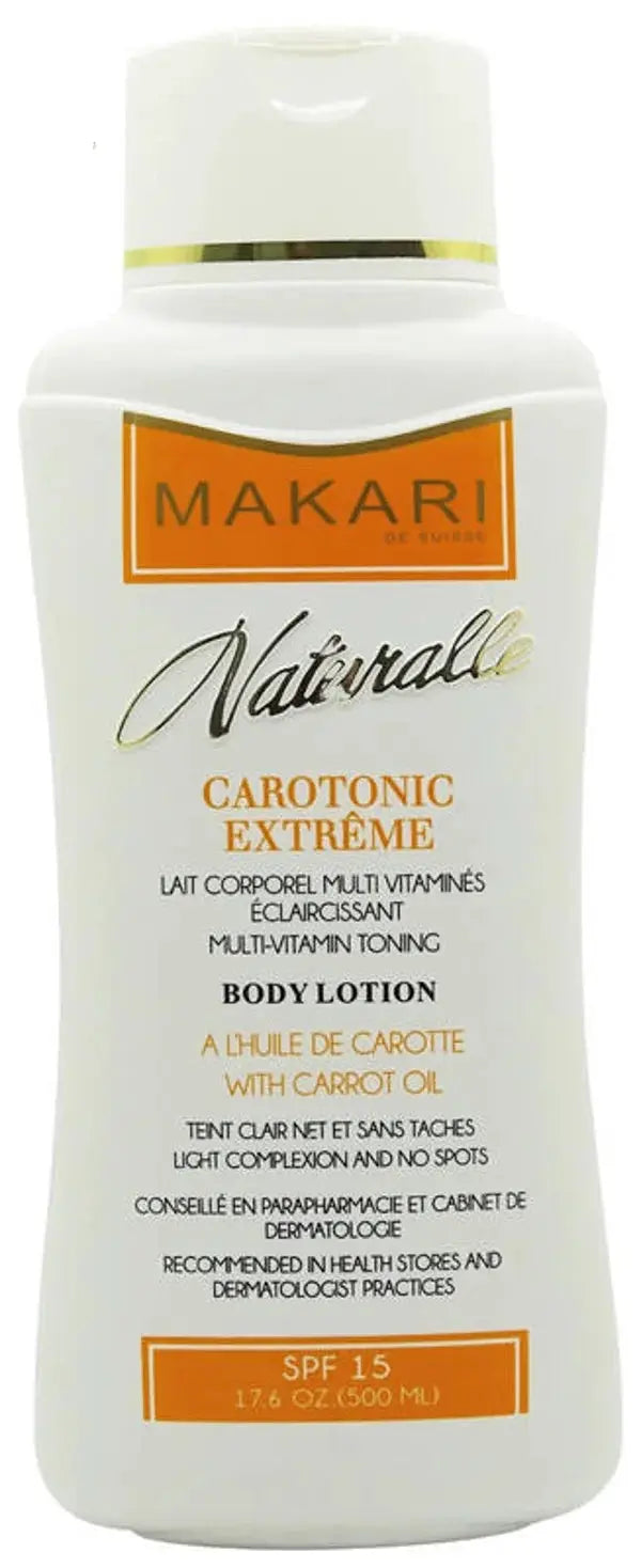 Makari Carotonic Extrême – Lait Corps SPF 15 | 500 ml Lariboisière Shop
