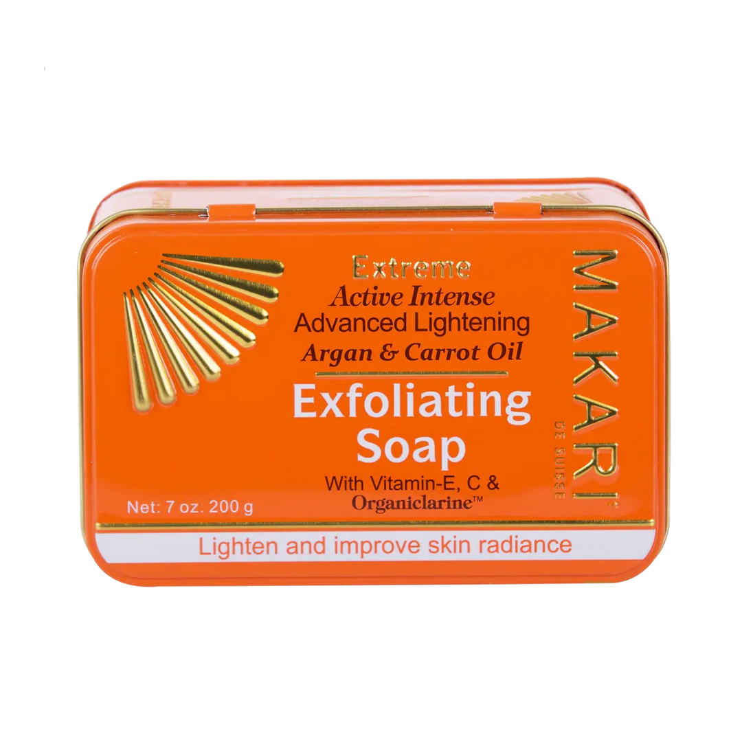 Makari Extrême Carrot & Argan Oil – Savon Exfoliant Éclaircissant | 200 g Lariboisière Shop
