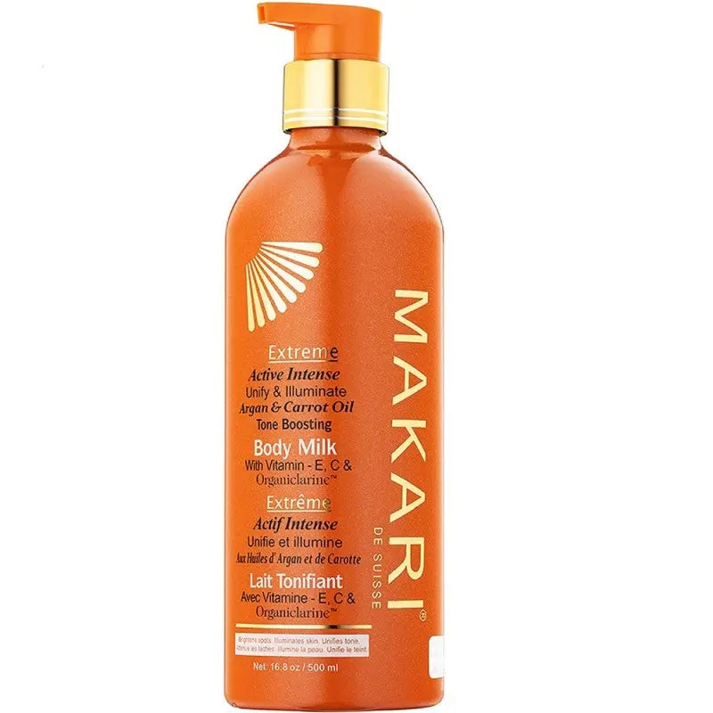 Makari Extreme Argan and Carrot Oil – Tone Boosting Body Milk - 500ml Lariboisière Shop