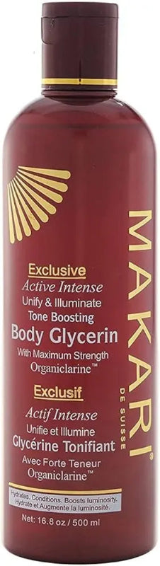 Makari – Glycérine Corporelle Exclusive Active Intense 500 ml Lariboisière Shop