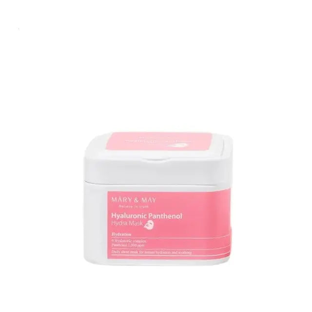 Mary&May - Hyaluronic Panthenol Hydra Mask Masque hydratant intensif – 30 masques Lariboisière Shop
