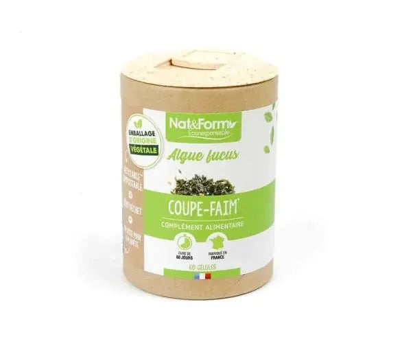 NAT&FORM Algue Fucus Coupe-Faim – 60 gélules Lariboisière Shop
