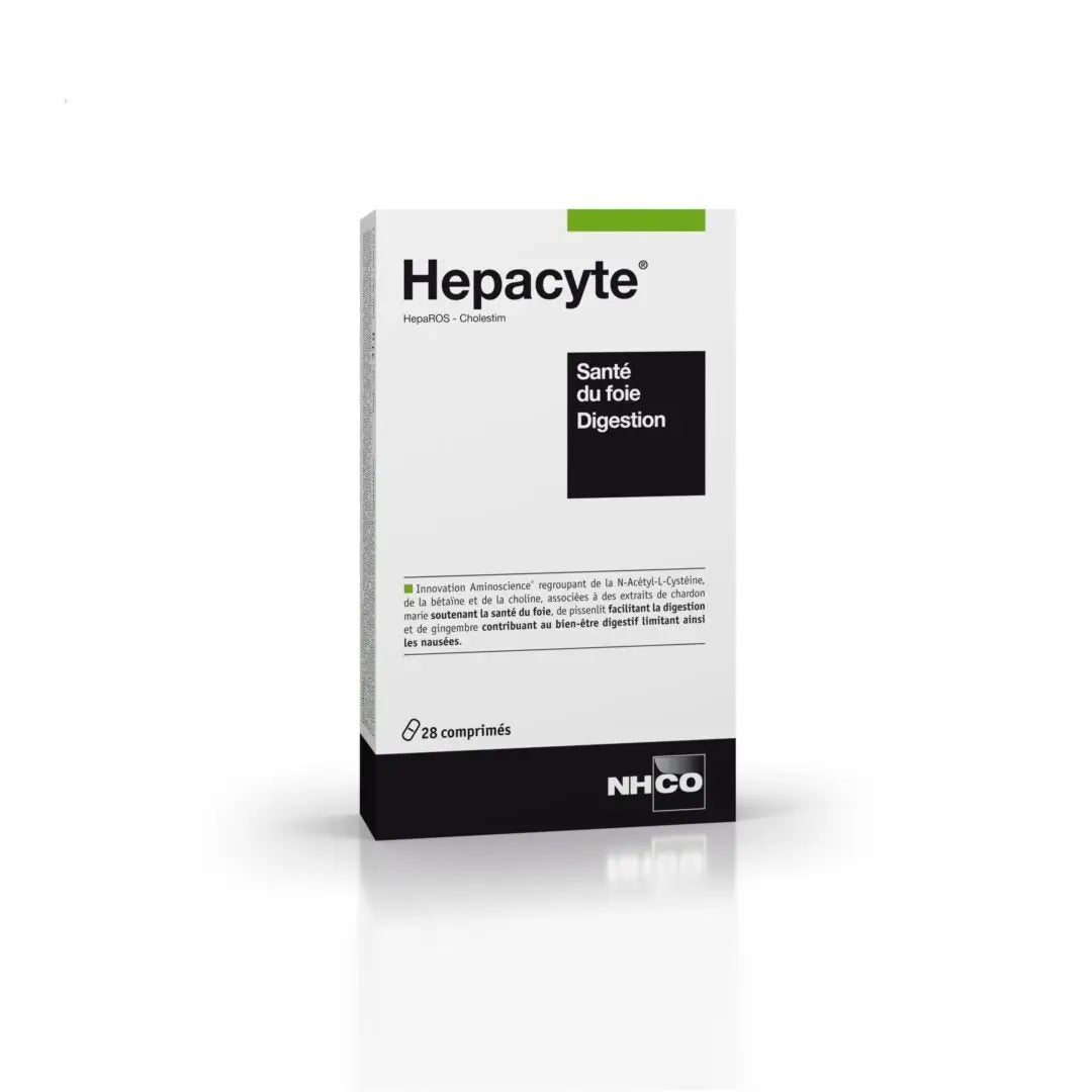 NHCO - Hepacyte 28 comprimés - Soutien Hépatique et Digestion - Lariboisière Shop