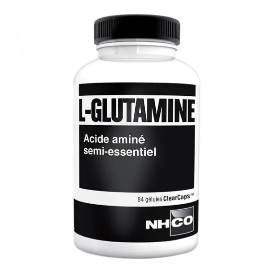 NHCO - L-Glutamine - Soutien musculaire, intestinal et immunitaire 84 gélules - Lariboisière Shop
