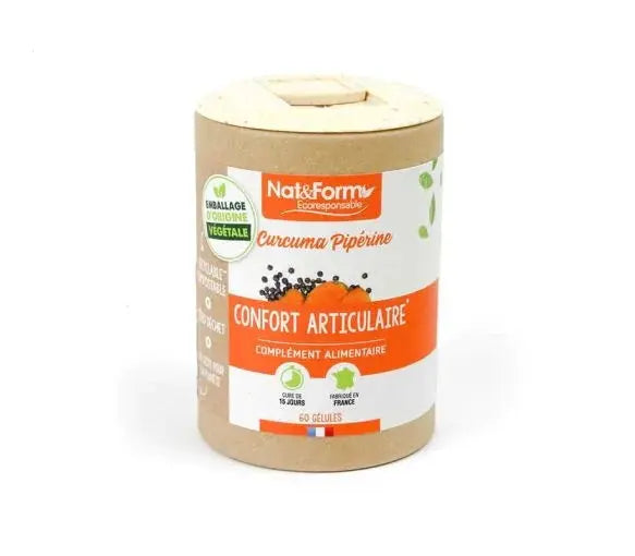 Nat & Form Curcuma Pipérine 1200 mg 60 gélules Lariboisière Shop