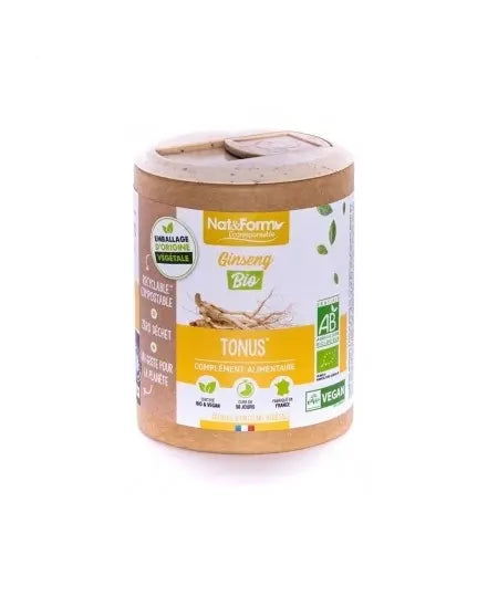 Nat & Form - Ginseng Tonus – 60 gélules Lariboisière Shop