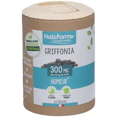Nat & Form Griffonia 300 mg Humeur 60 gélules Lariboisière Shop