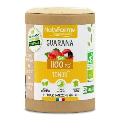 Nat & Form - Guarana Tonus – 60 gélules Lariboisière Shop