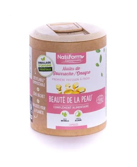 Nat & Form - Huile de Bourrache – 60 capsules Lariboisière Shop
