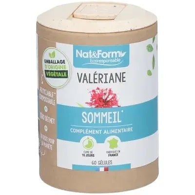 Nat & Form Valériane Bio 60 gélules Lariboisière Shop