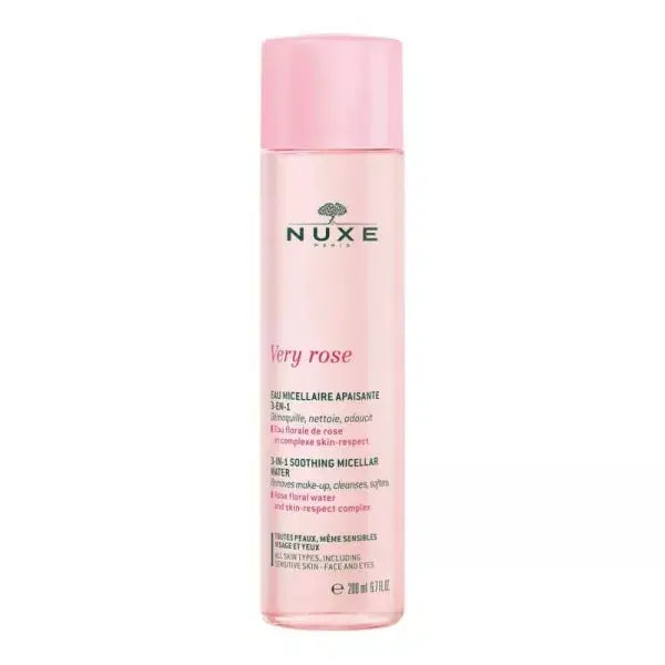 Nuxe Very Rose Eau micellaire apaisante 3 en 1 200ml - Lariboisière Shop