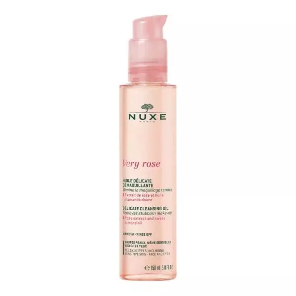 Nuxe Very Rose Huile délicate démaquillante 150ml - Lariboisière Shop