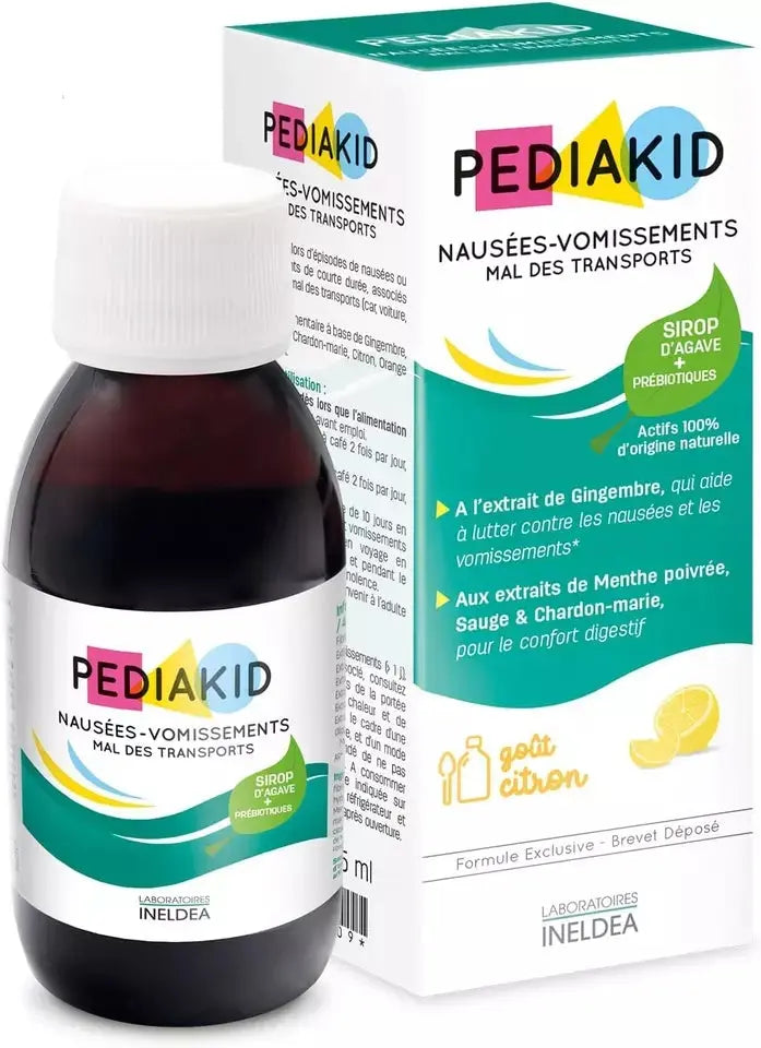 PEDIAKID Nausées-Vomissements Mal des Transports – 125 ml Lariboisière Shop