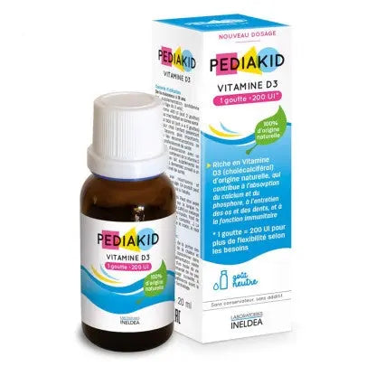 PEDIAKID Vitamine D3 20 ml Lariboisière Shop