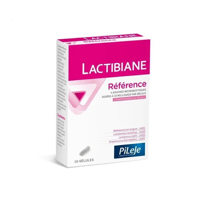 PILEJE LACTIBIANE Référence 10 gélules végétales - Lariboisière Shop