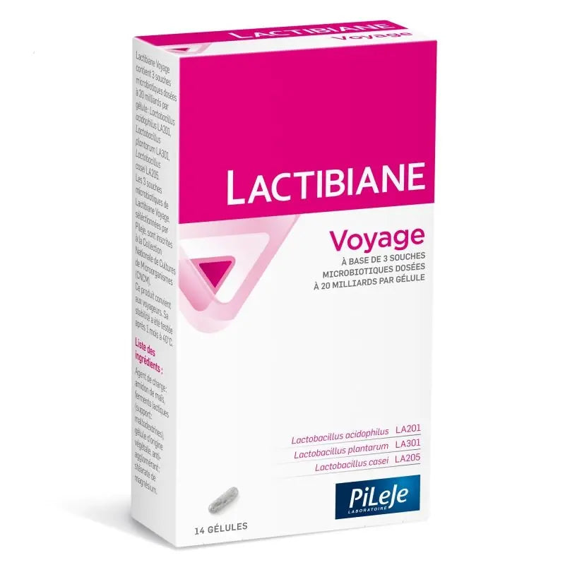 PILEJE LACTIBINE Voyage 14 gélules - Lariboisière Shop