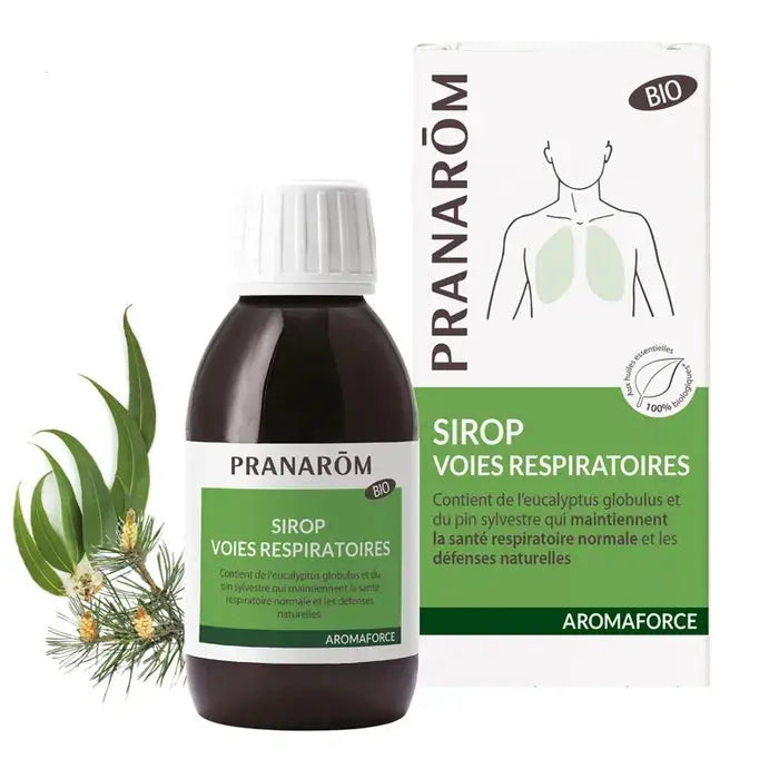 PRANARÔM Aromaforce Sirop Voies Respiratoires Bio - 150 ml Lariboisière Shop