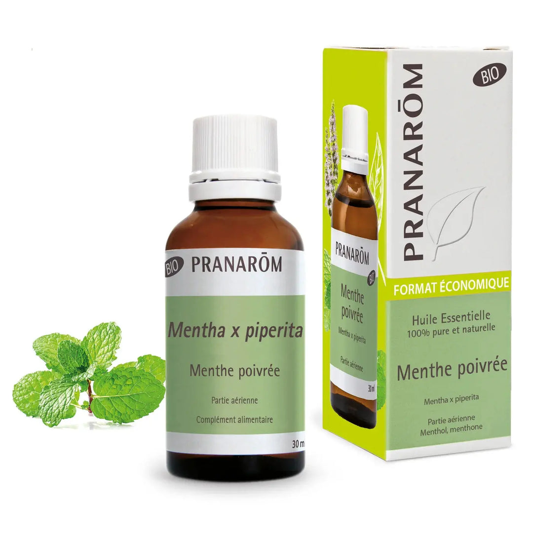 PRANARÔM Huile Essentielle Menthe Poivrée BIO Grand Format 30 ml Lariboisière Shop